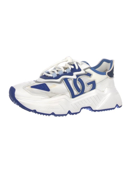 Dolce & Gabbana Leather Printed Sneakers