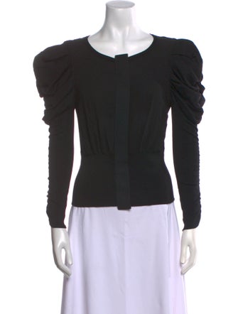 Dolce & Gabbana Virgin Wool Scoop Neck Top