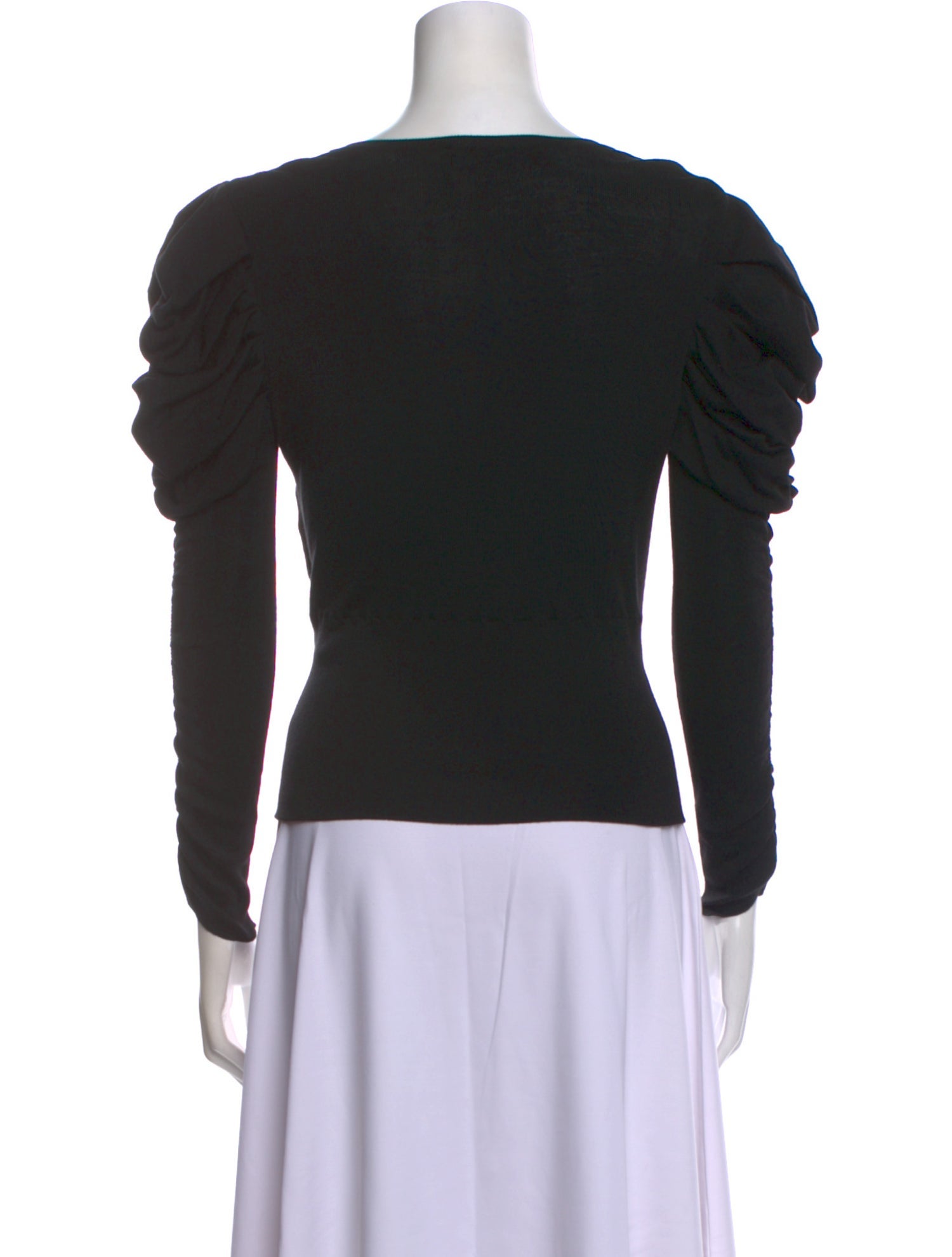 Dolce & Gabbana Virgin Wool Scoop Neck Top