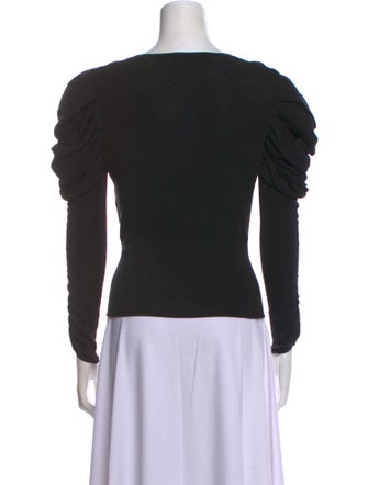 Dolce & Gabbana Virgin Wool Scoop Neck Top