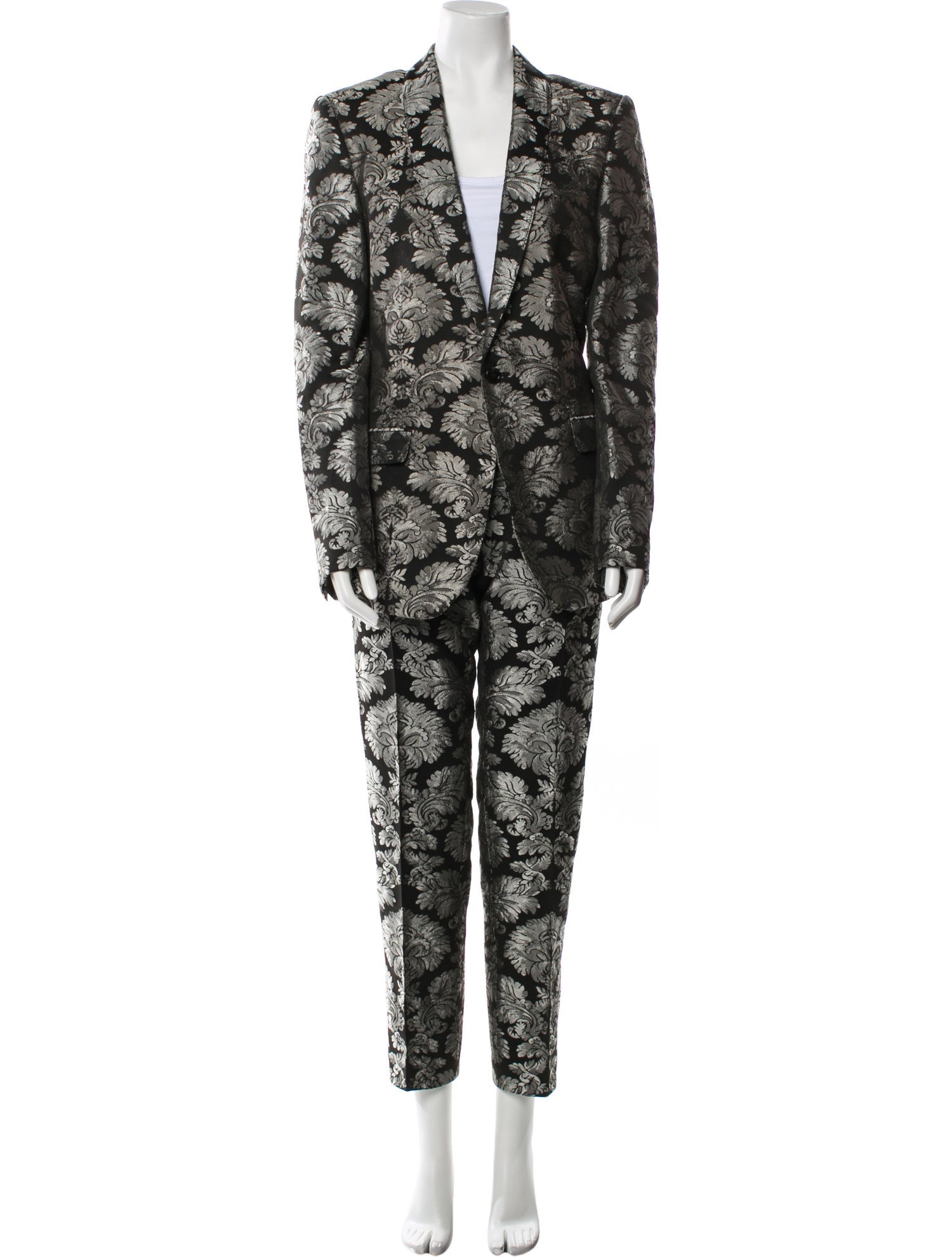 Dolce & Gabbana Printed Pantsuit w/ Tags