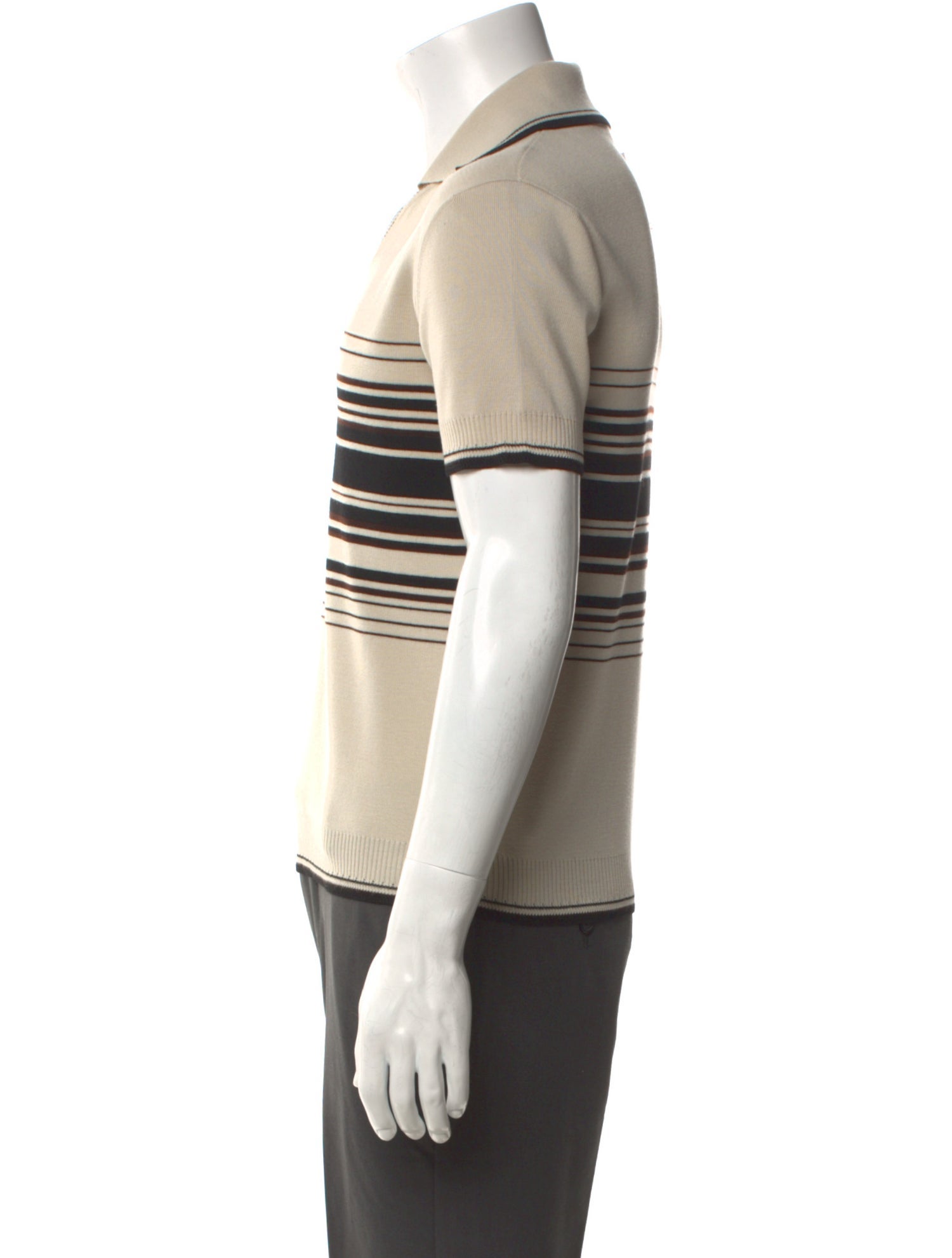 Dolce & Gabbana Virgin Wool Striped Pullover