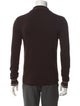 Dolce & Gabbana Virgin Wool Striped Polo Sweater