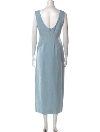 Dolce & Gabbana Square Neckline Long Dress