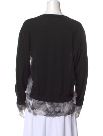 Dolce & Gabbana Virgin Wool V-Neck Top