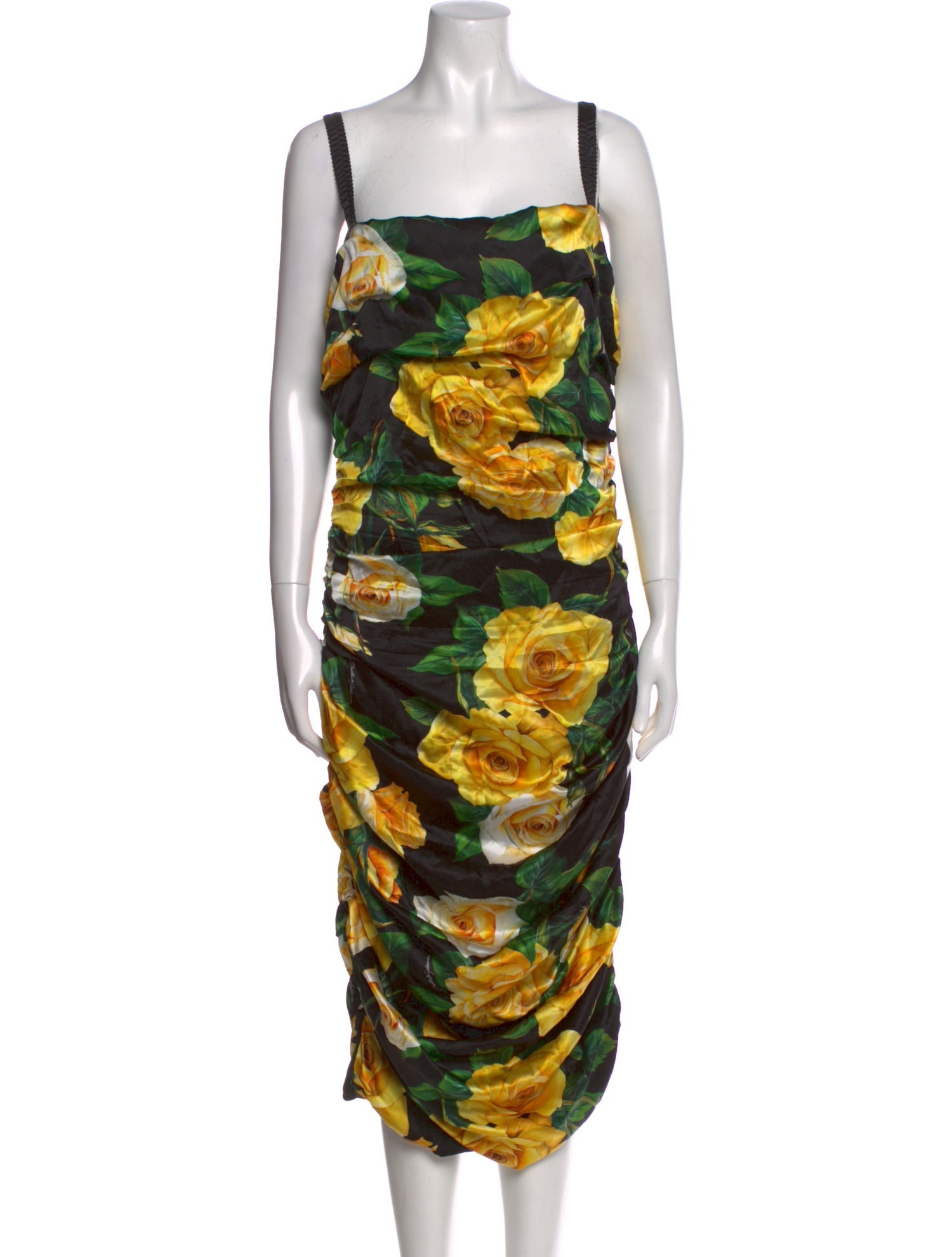 Dolce & Gabbana Silk Midi Length Dress