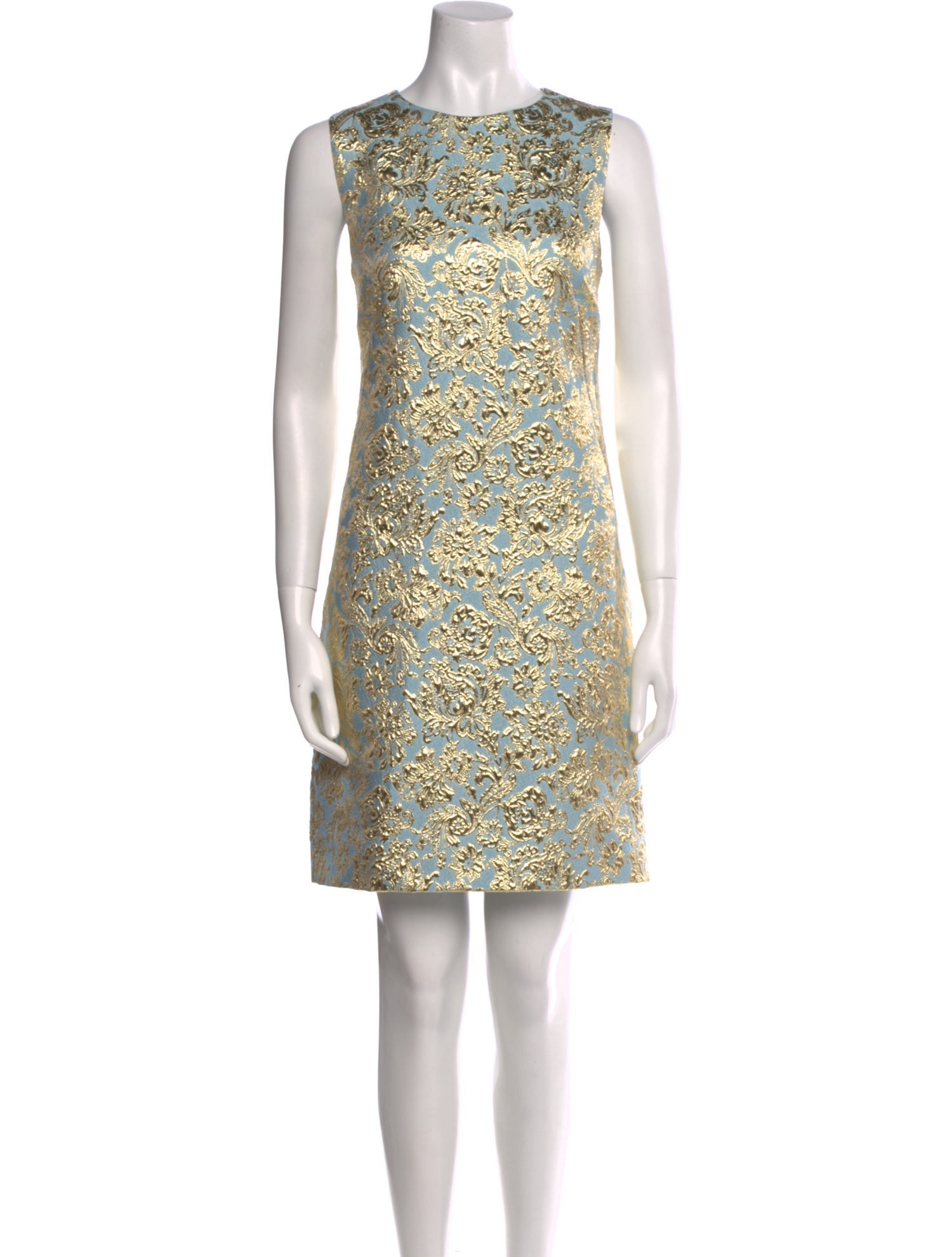 Dolce & Gabbana Patterned Mini Dress w/ Tags