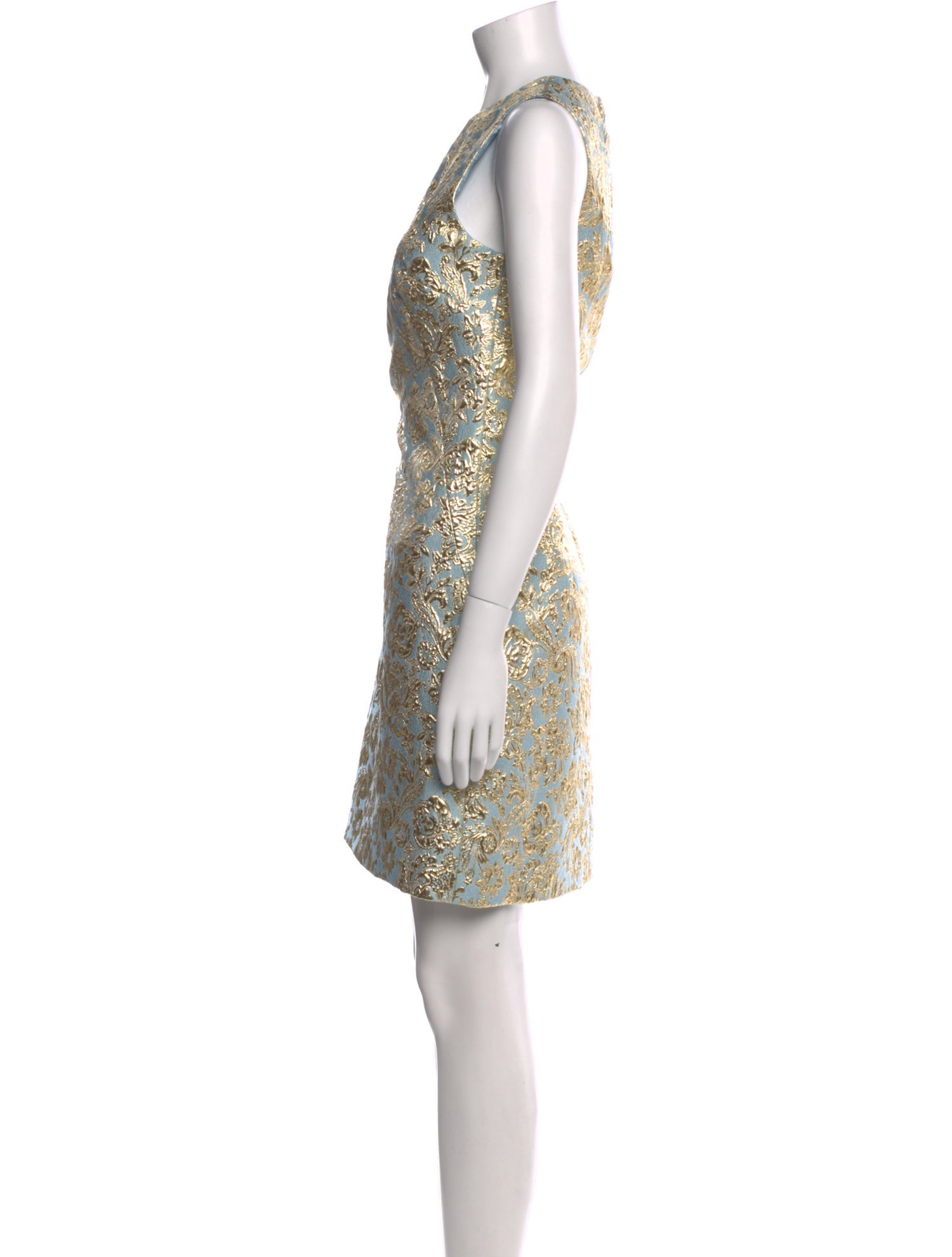 Dolce & Gabbana Patterned Mini Dress w/ Tags