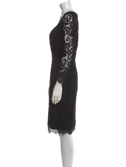 Dolce & Gabbana Lace Pattern Knee-Length Dress
