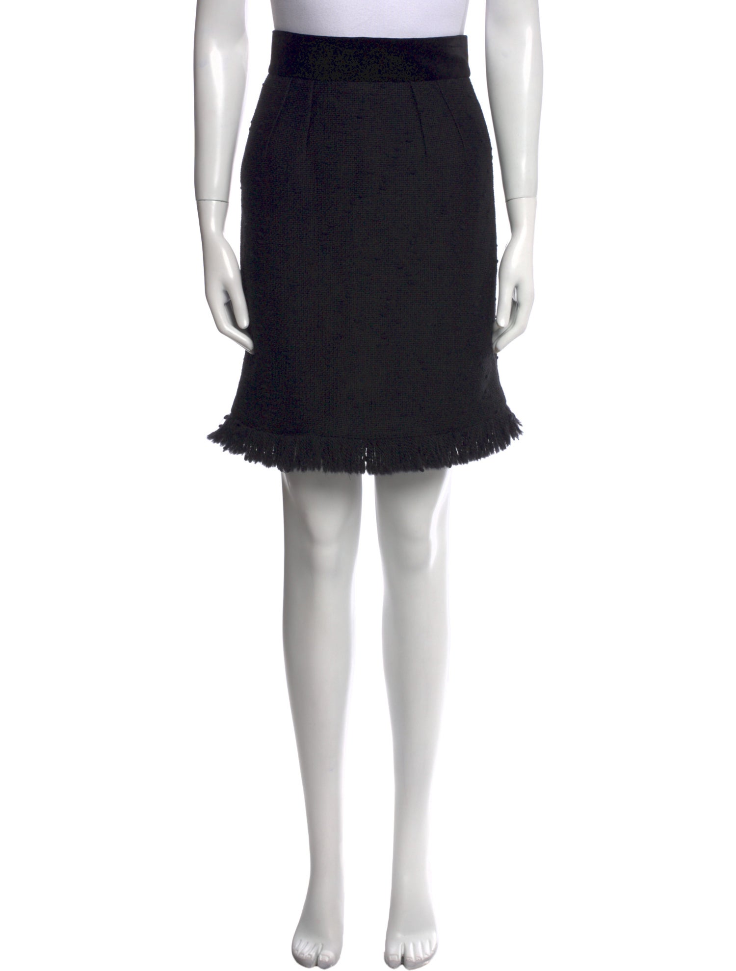 Dolce & Gabbana Lace Trim Embellishment Knee-Length Skirt