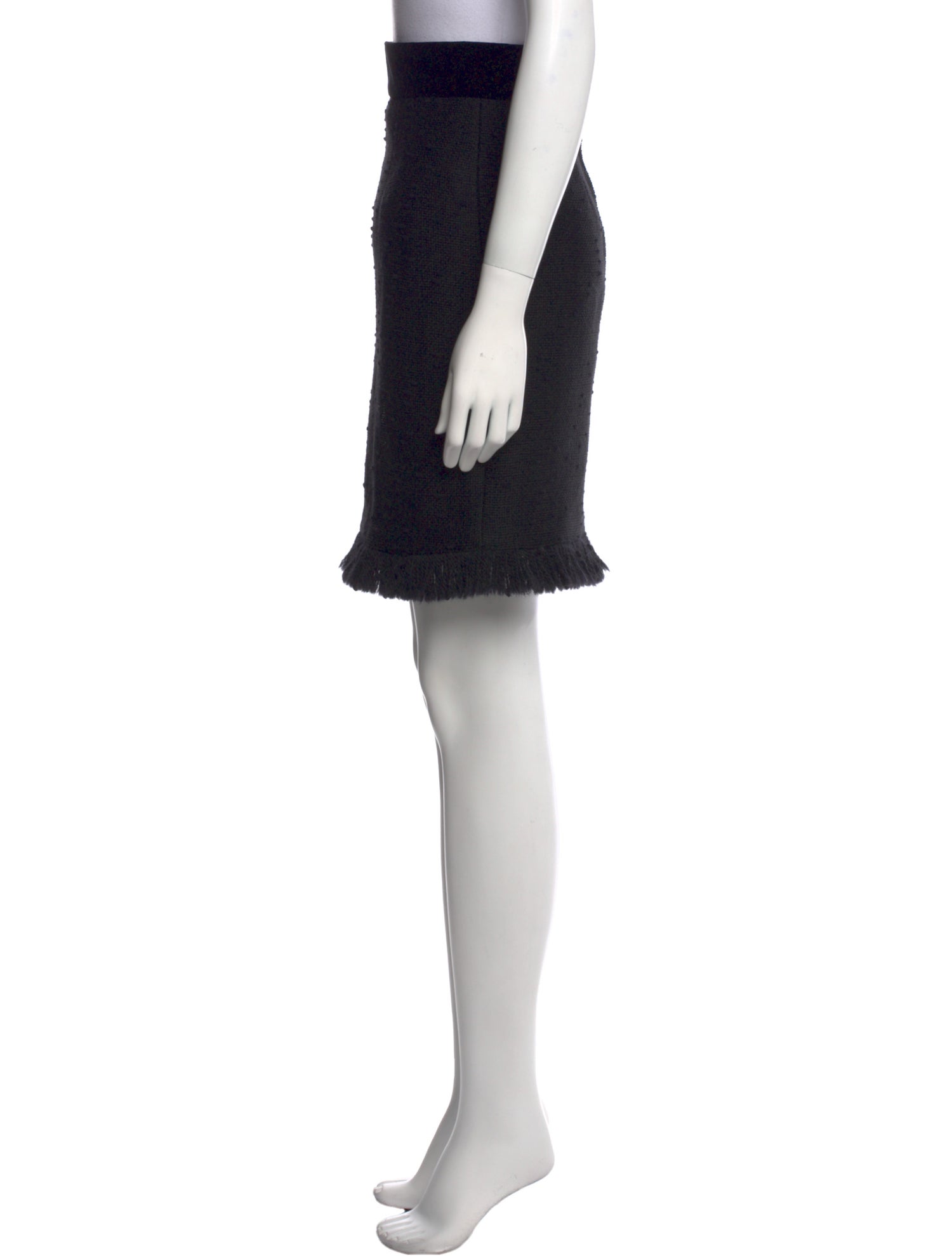 Dolce & Gabbana Lace Trim Embellishment Knee-Length Skirt