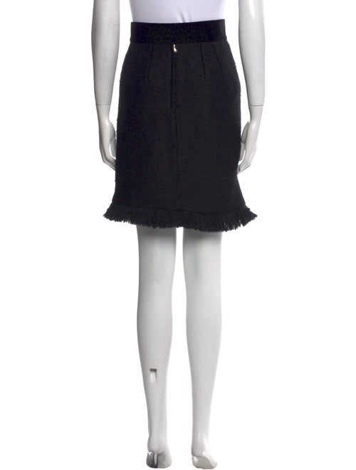 Dolce & Gabbana Lace Trim Embellishment Knee-Length Skirt