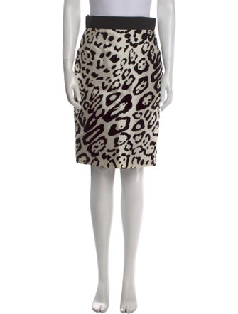 Dolce & Gabbana Silk Knee-Length Skirt