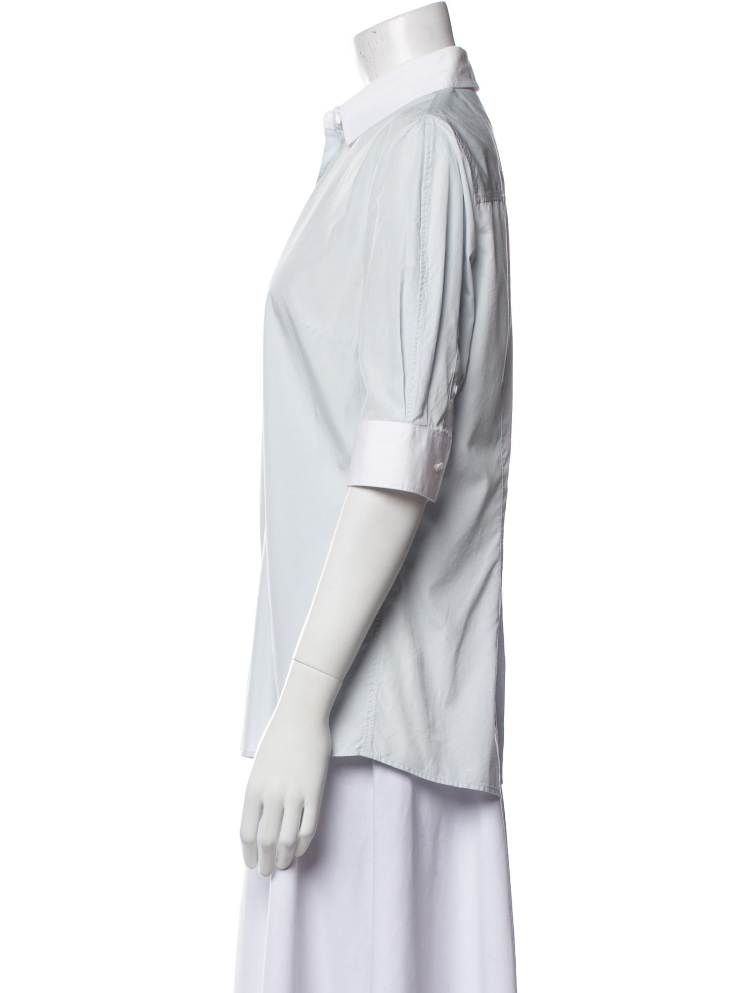 Dolce & Gabbana Three-Quarter Sleeve Button-Up Top