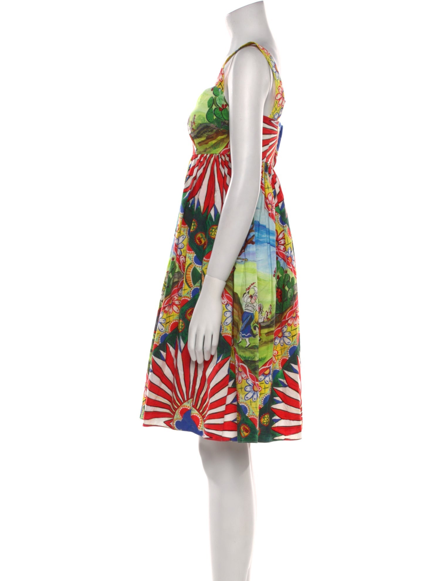 Dolce & Gabbana Printed Mini Dress