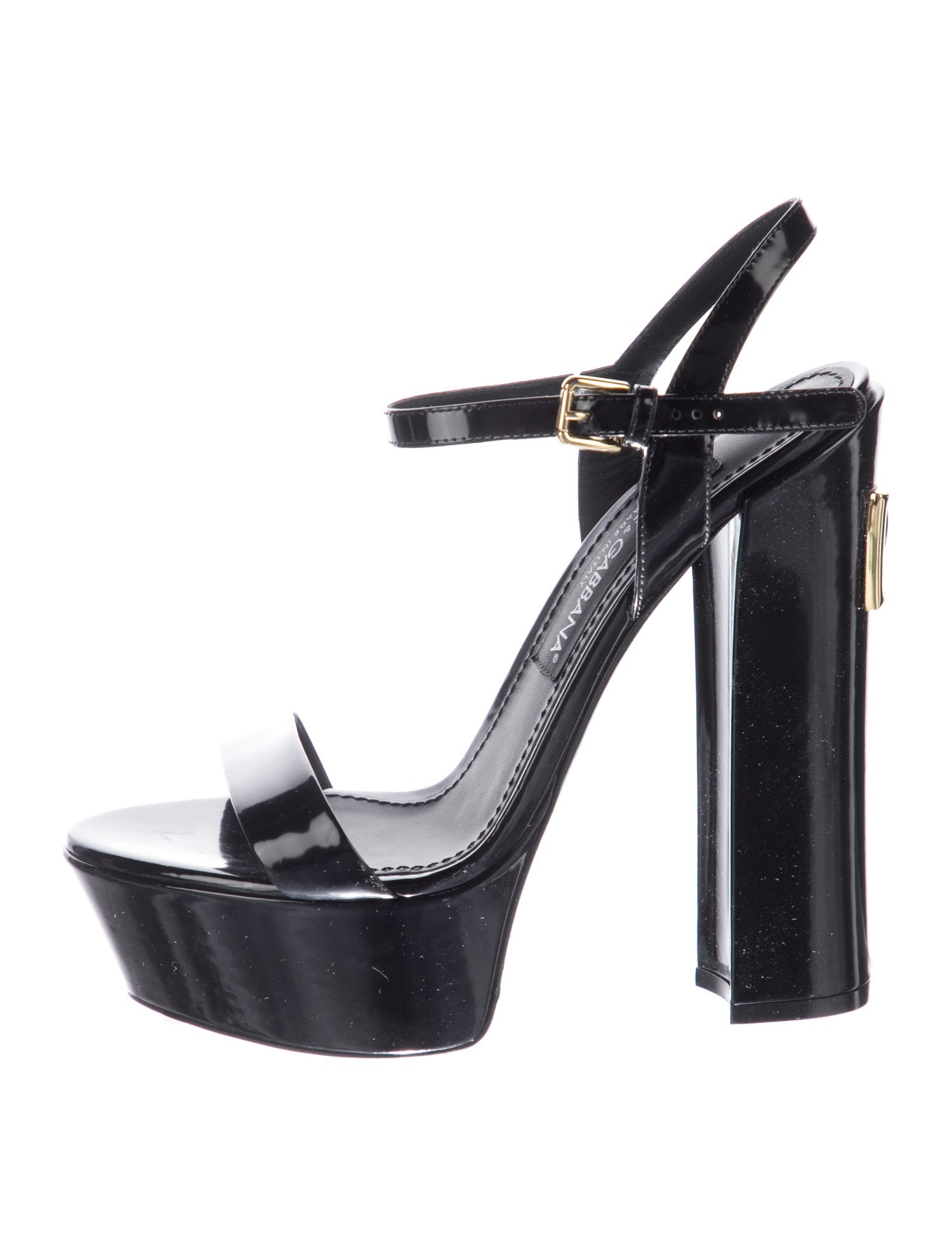 Dolce & Gabbana Patent Leather Sandals