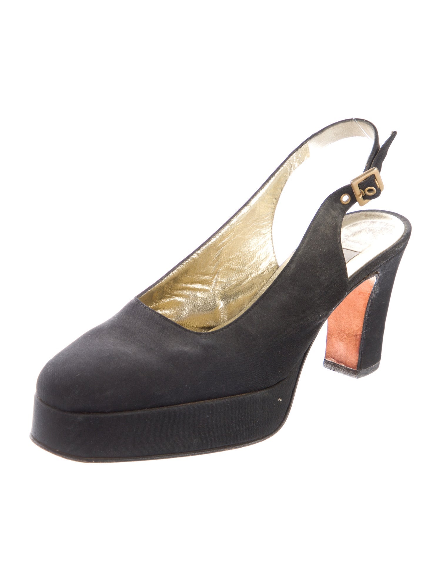 Dolce & Gabbana Leather Slingback Pumps
