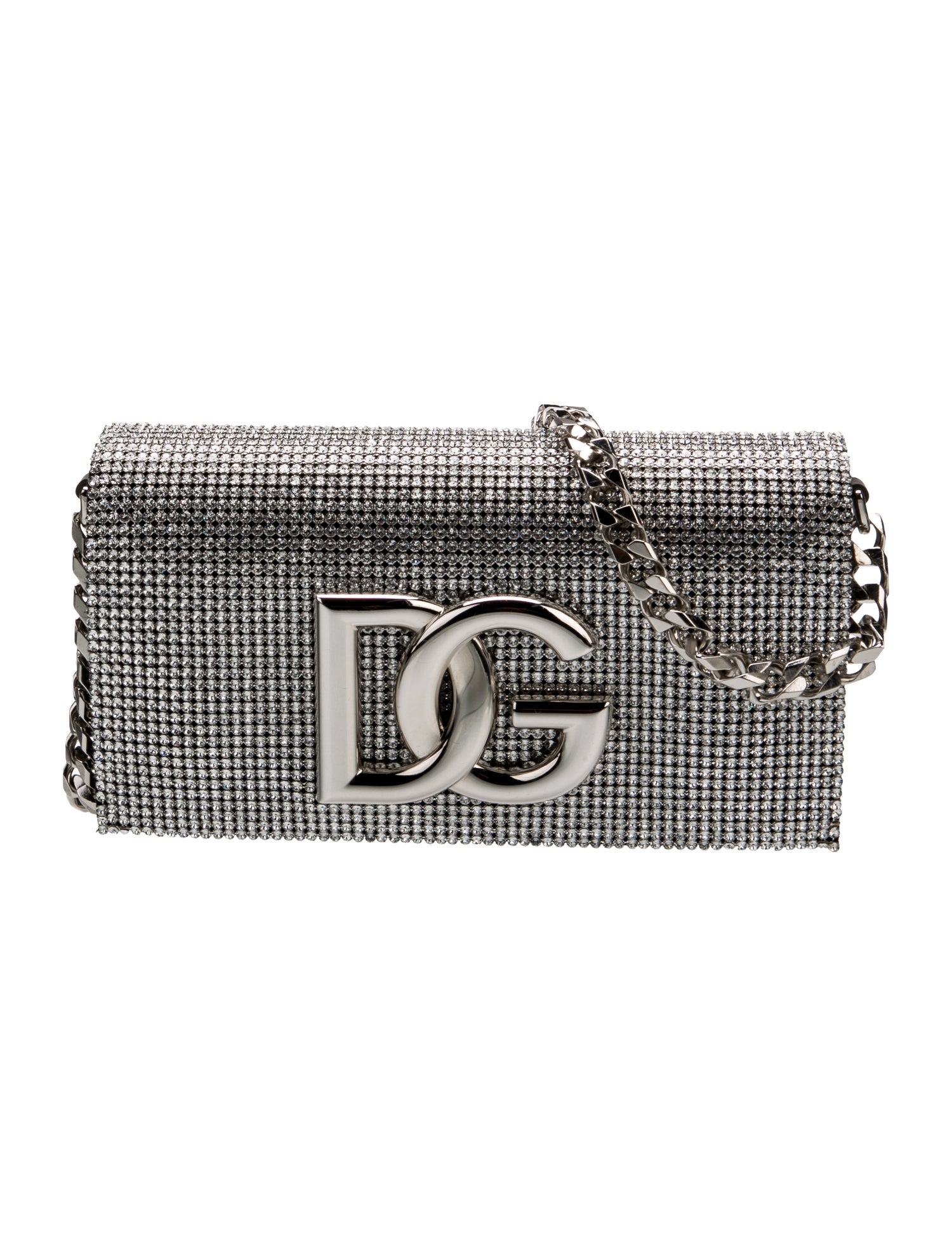 Dolce & Gabbana Crystal DG-logo crystal-embellished shoulder bag