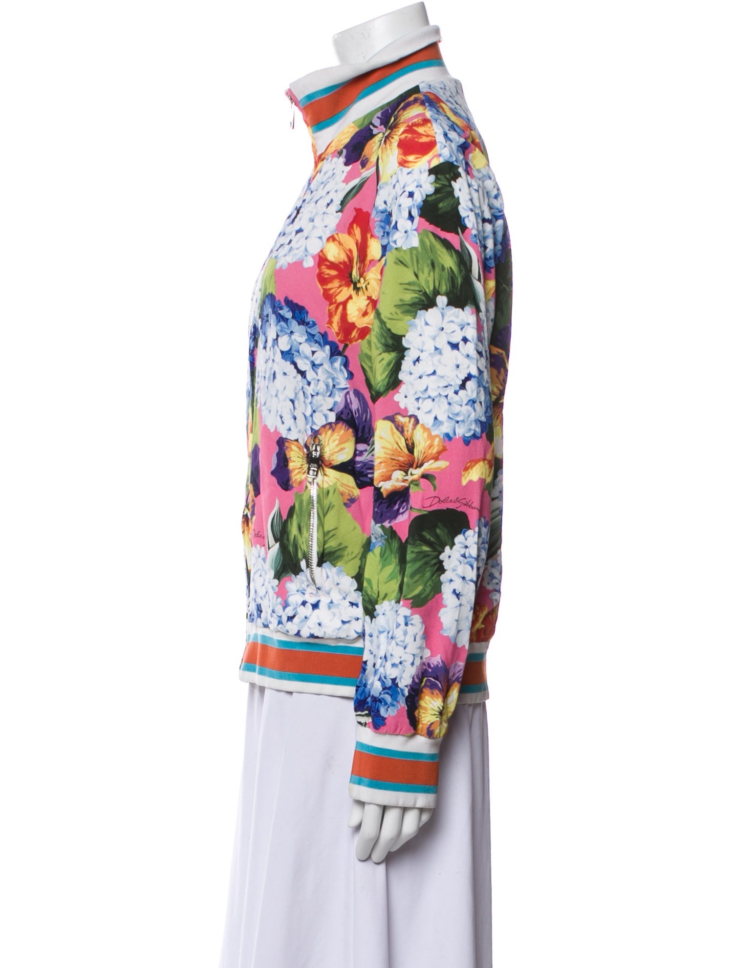 Dolce & Gabbana Printed Bomber Jacket