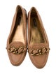 Dolce & Gabbana Leather Chain-Link Accents Loafers