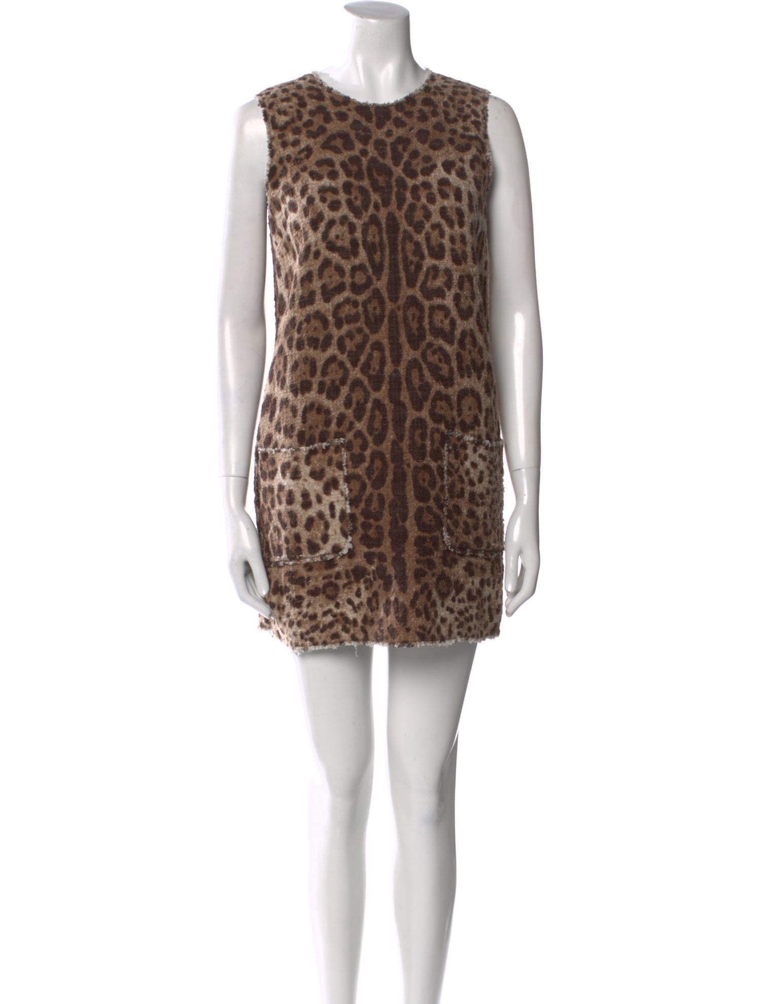 Dolce & Gabbana Animal Print Mini Dress