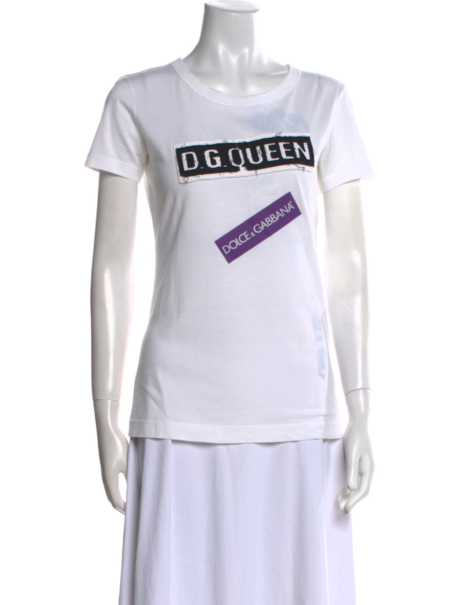 Dolce & Gabbana Graphic Print Crew Neck T-Shirt