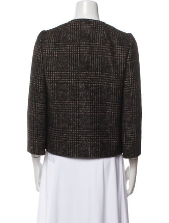 Dolce & Gabbana Wool Tweed Pattern Evening Jacket