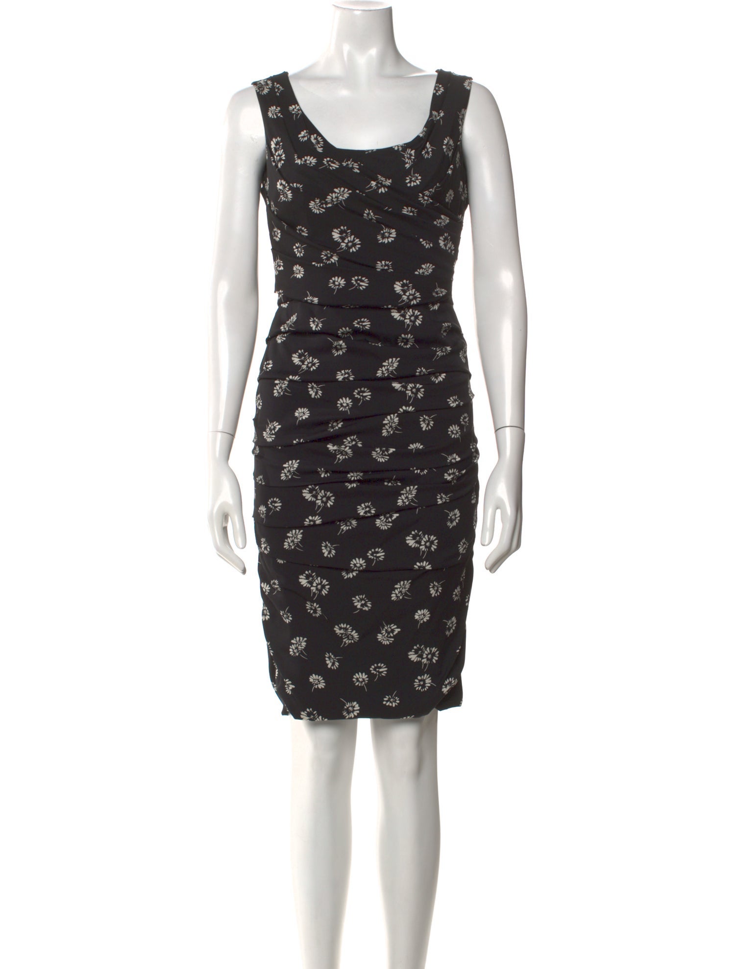 Dolce & Gabbana Silk Knee-Length Dress