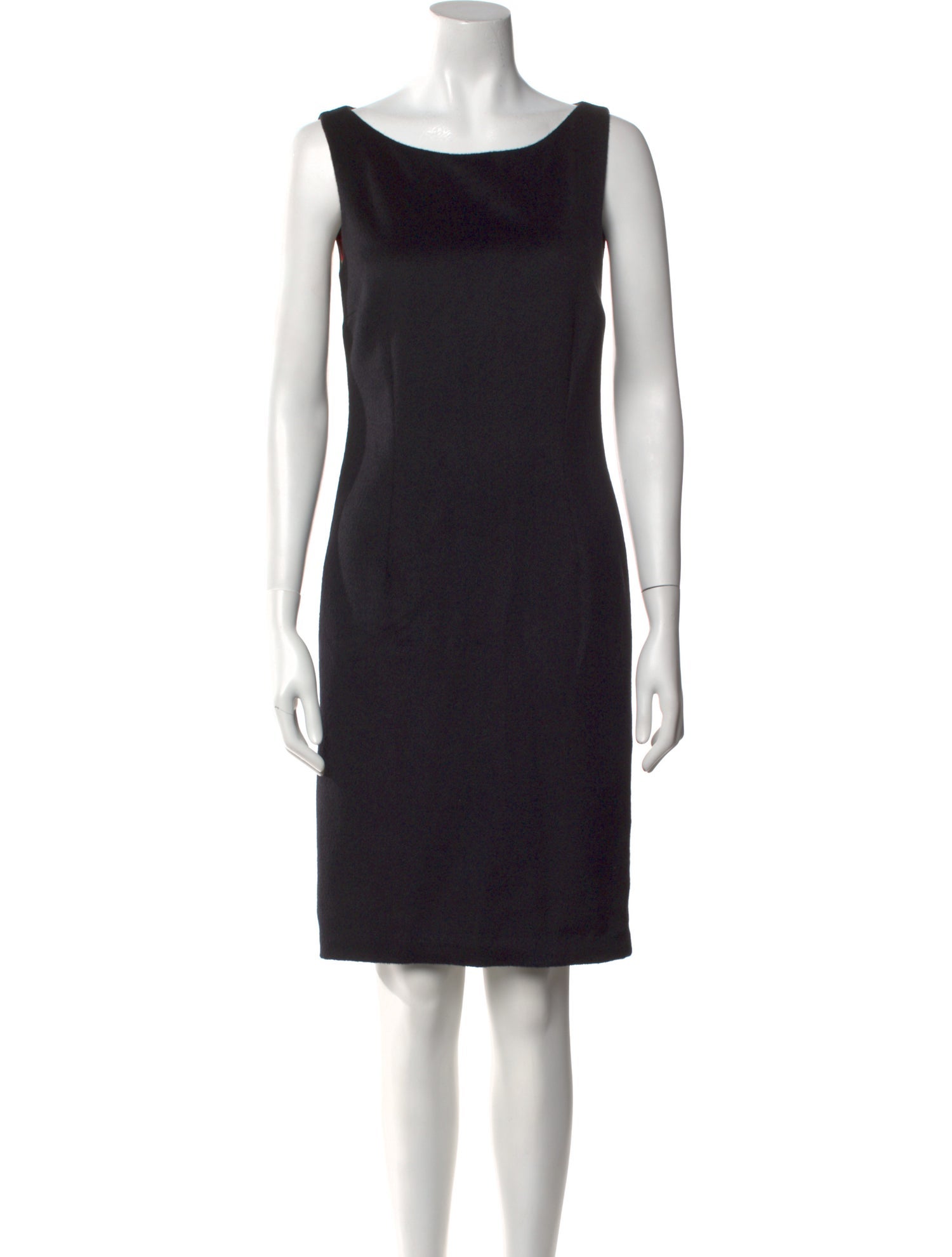 Dolce & Gabbana Vintage 1997 Bateau Neckline Knee-Length Dress