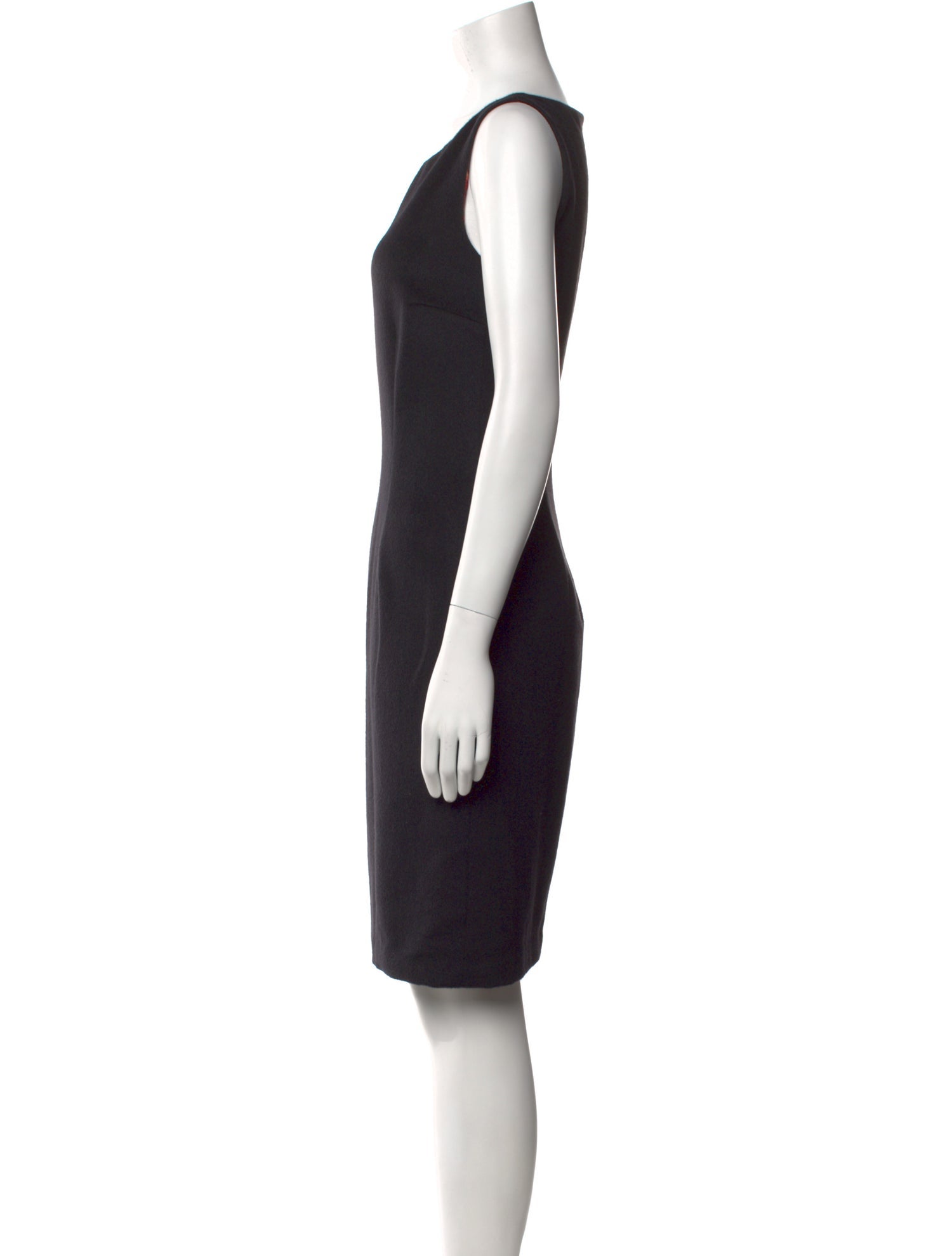 Dolce & Gabbana Vintage 1997 Bateau Neckline Knee-Length Dress