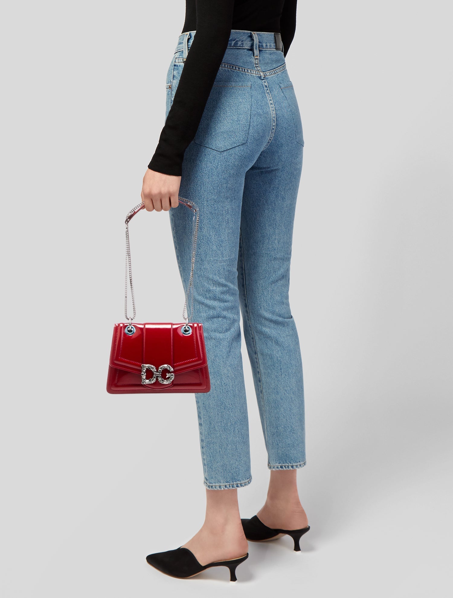 Dolce & Gabbana Faux Pearl DG Amore Small