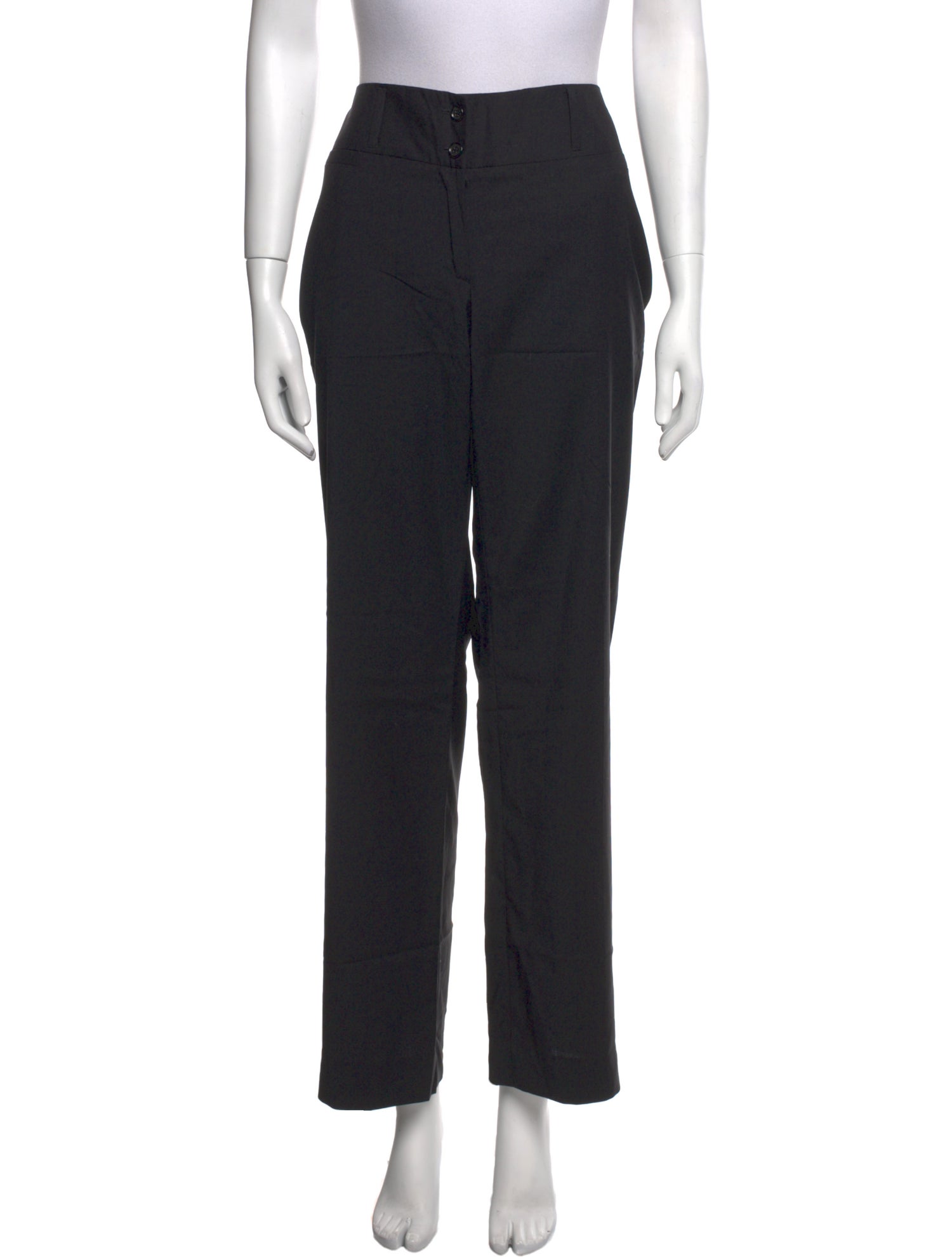 Dolce & Gabbana Virgin Wool Wide Leg Pants