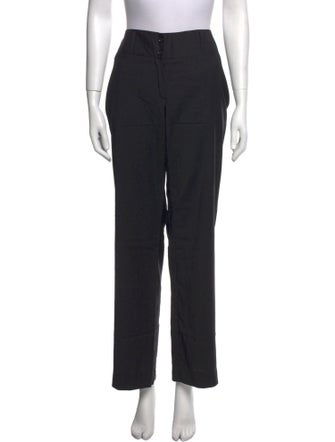 Dolce & Gabbana Virgin Wool Wide Leg Pants