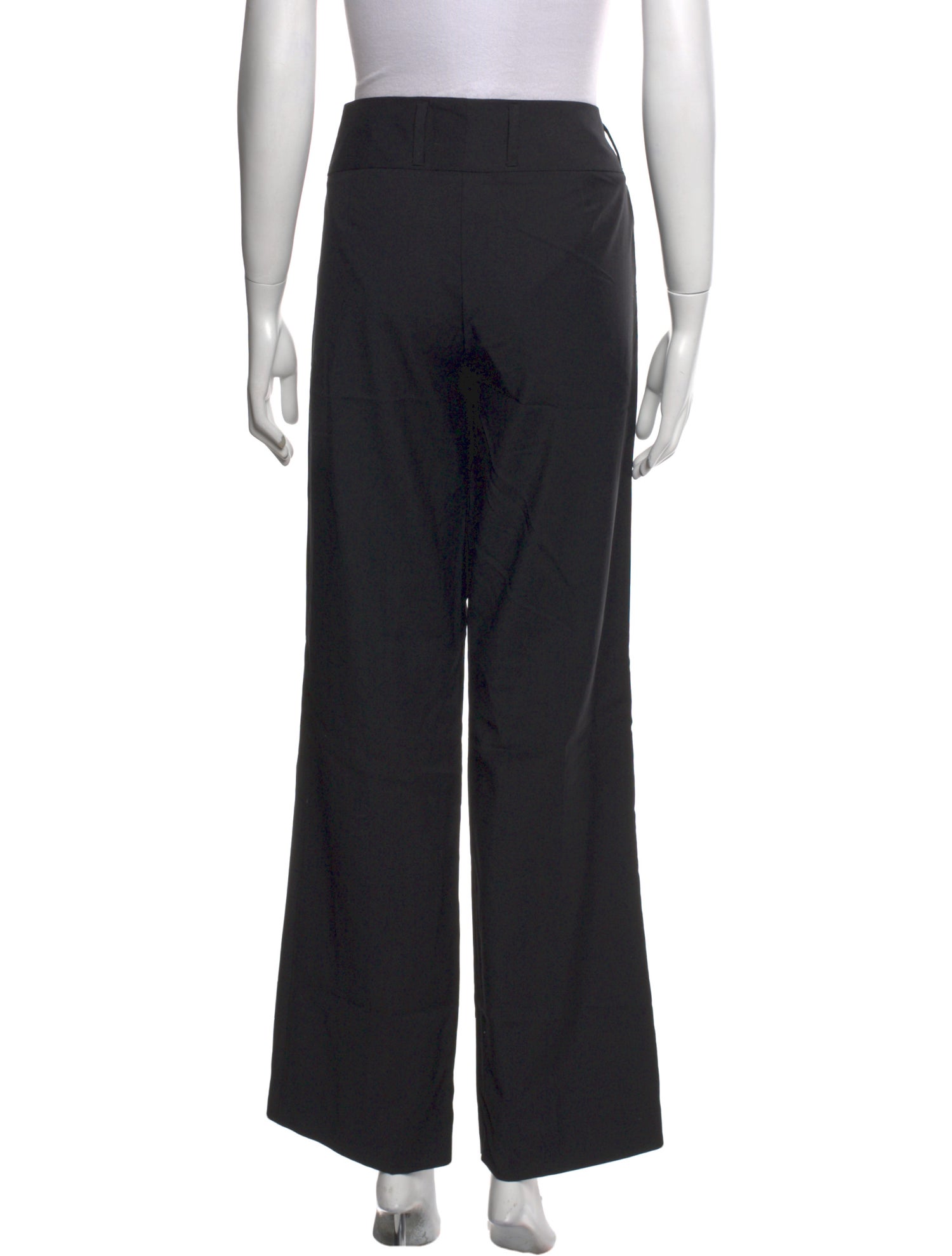 Dolce & Gabbana Virgin Wool Wide Leg Pants