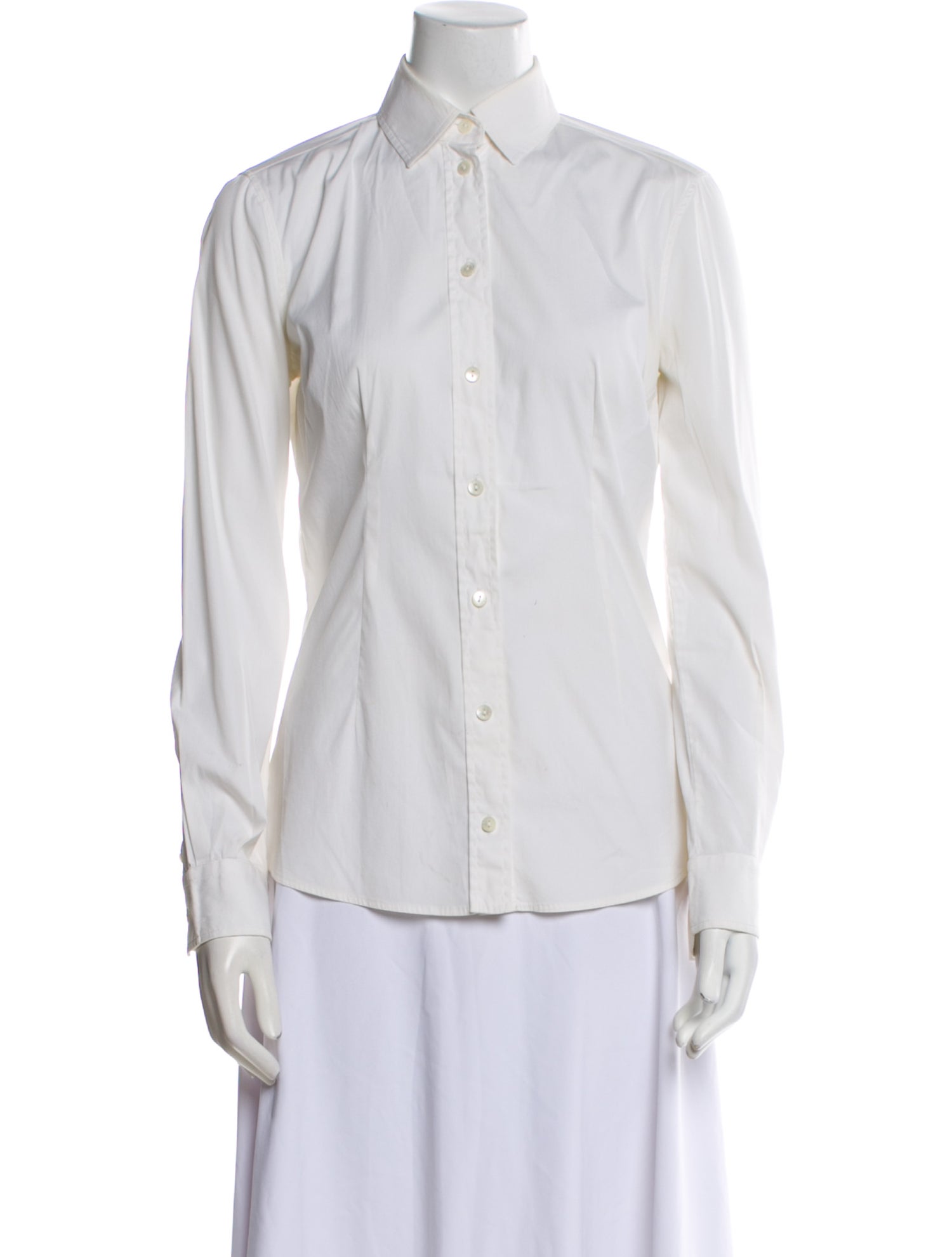 Dolce & Gabbana Long Sleeve Button-Up Top
