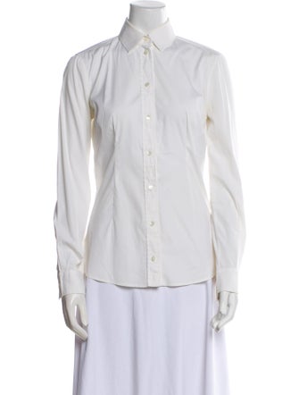 Dolce & Gabbana Long Sleeve Button-Up Top