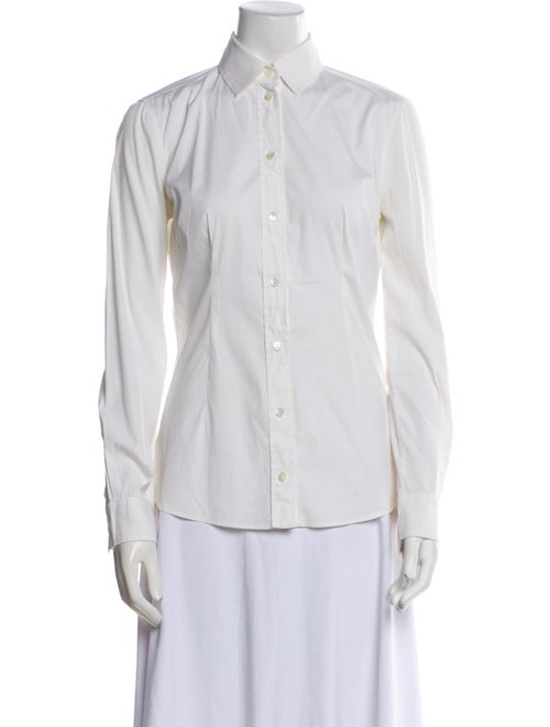 Dolce & Gabbana Long Sleeve Button-Up Top