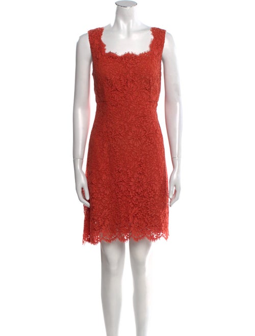 Dolce & Gabbana Lace Pattern Mini Dress