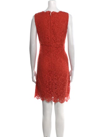 Dolce & Gabbana Lace Pattern Mini Dress