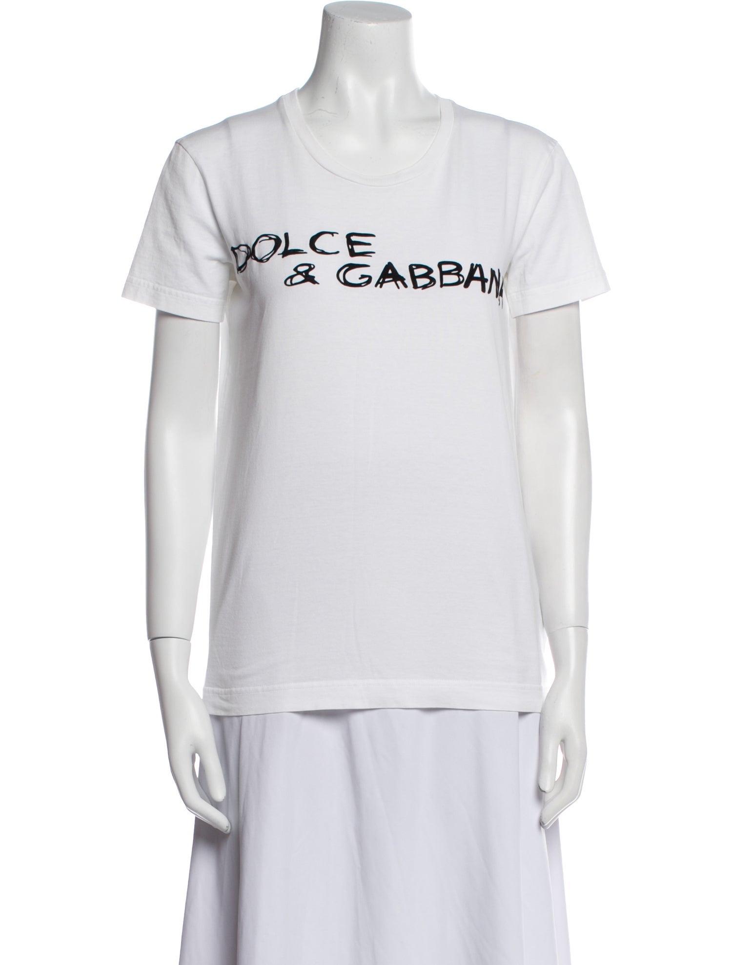 Dolce & Gabbana Graphic Print Crew Neck T-Shirt