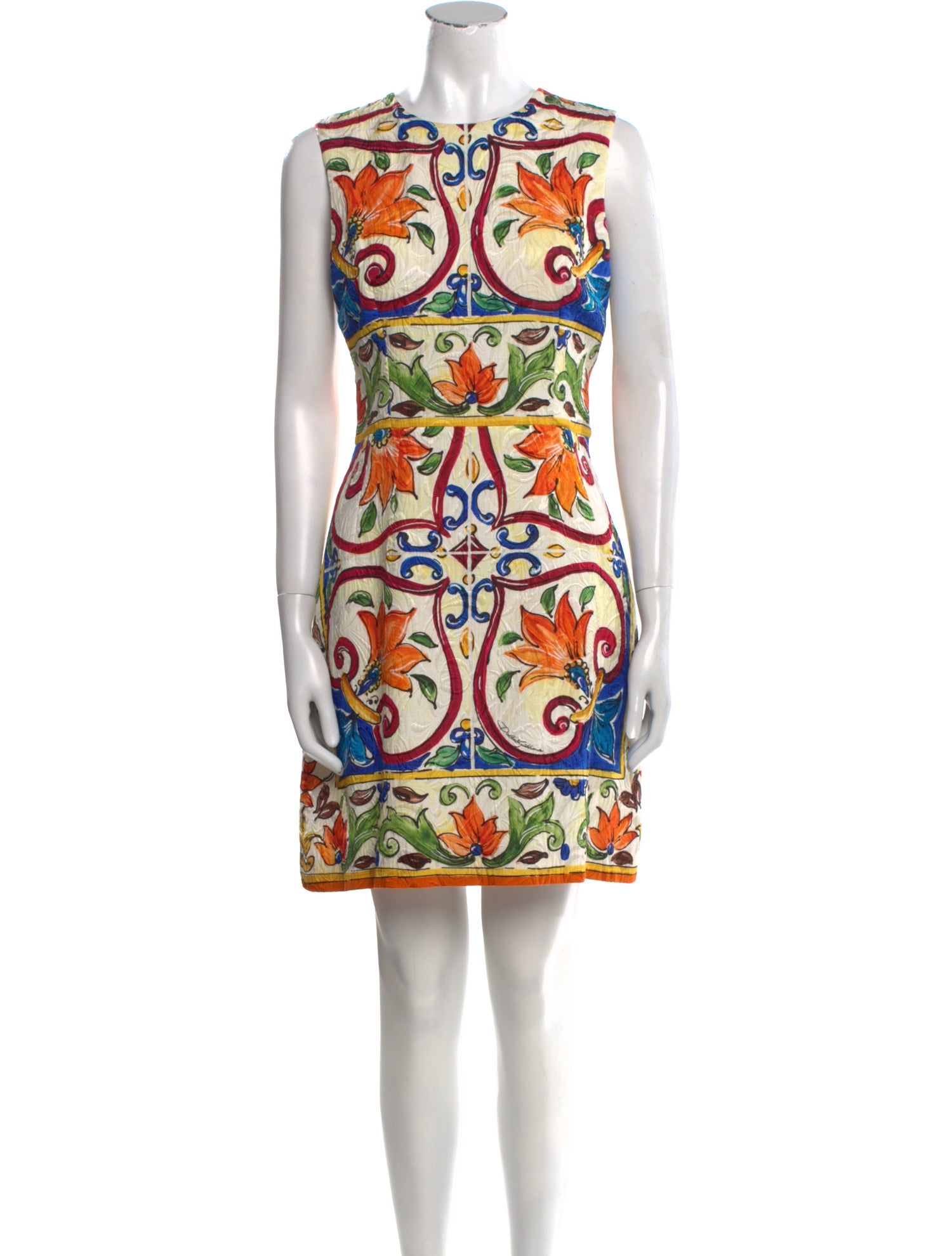 Dolce & Gabbana Printed Mini Dress