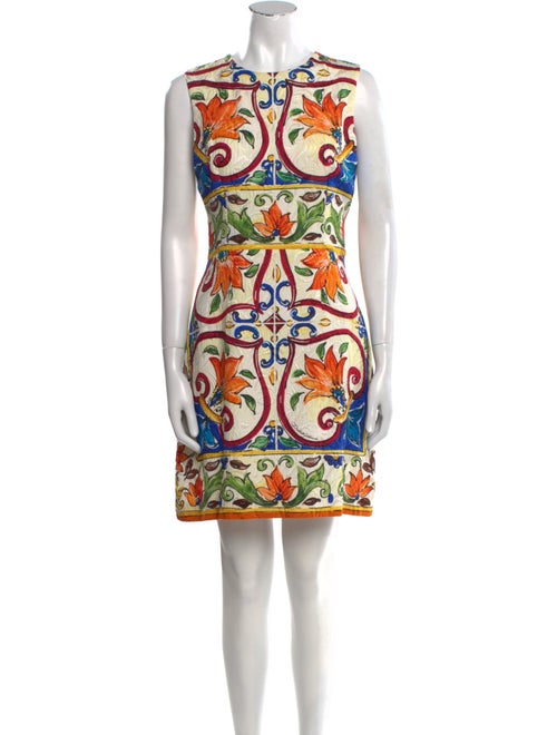 Dolce & Gabbana Printed Mini Dress