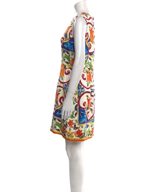 Dolce & Gabbana Printed Mini Dress