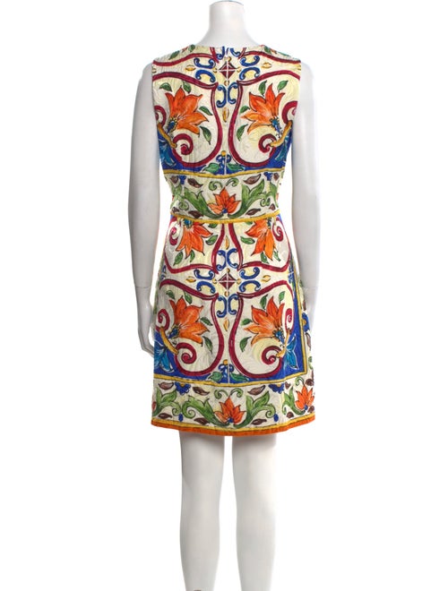 Dolce & Gabbana Printed Mini Dress