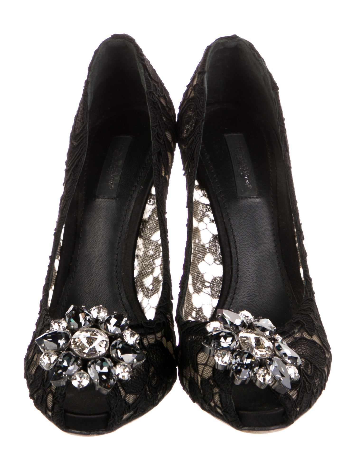 Dolce & Gabbana Lace Lace Pattern Pumps