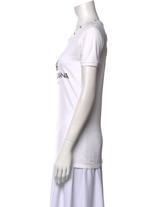 Dolce & Gabbana Graphic Print Crew Neck T-Shirt