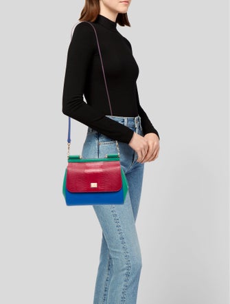 Dolce & Gabbana Leather Ms. Sicily Medium