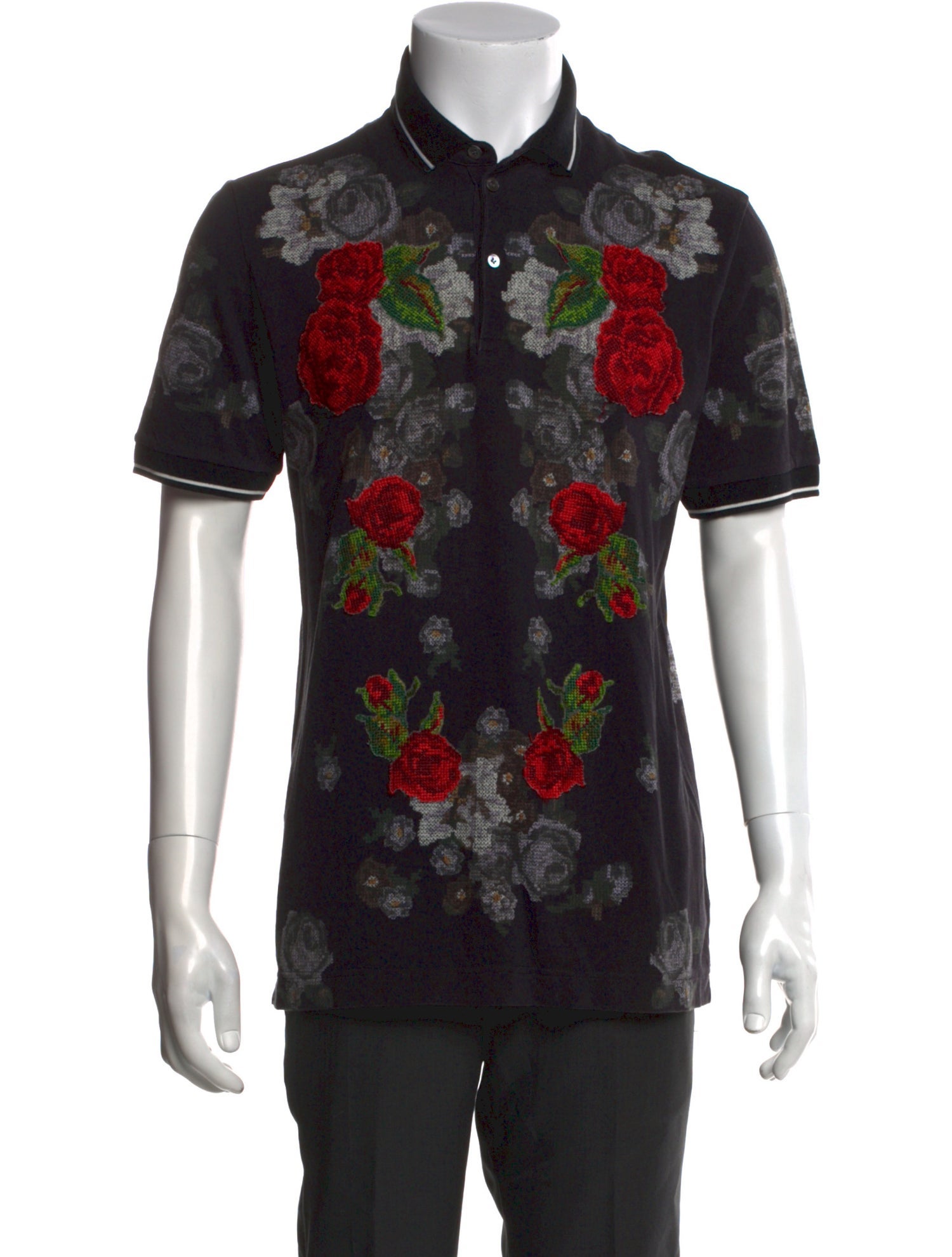 Dolce & Gabbana Floral Print Short Sleeve Shirt