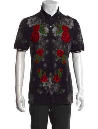 Dolce & Gabbana Floral Print Short Sleeve Shirt