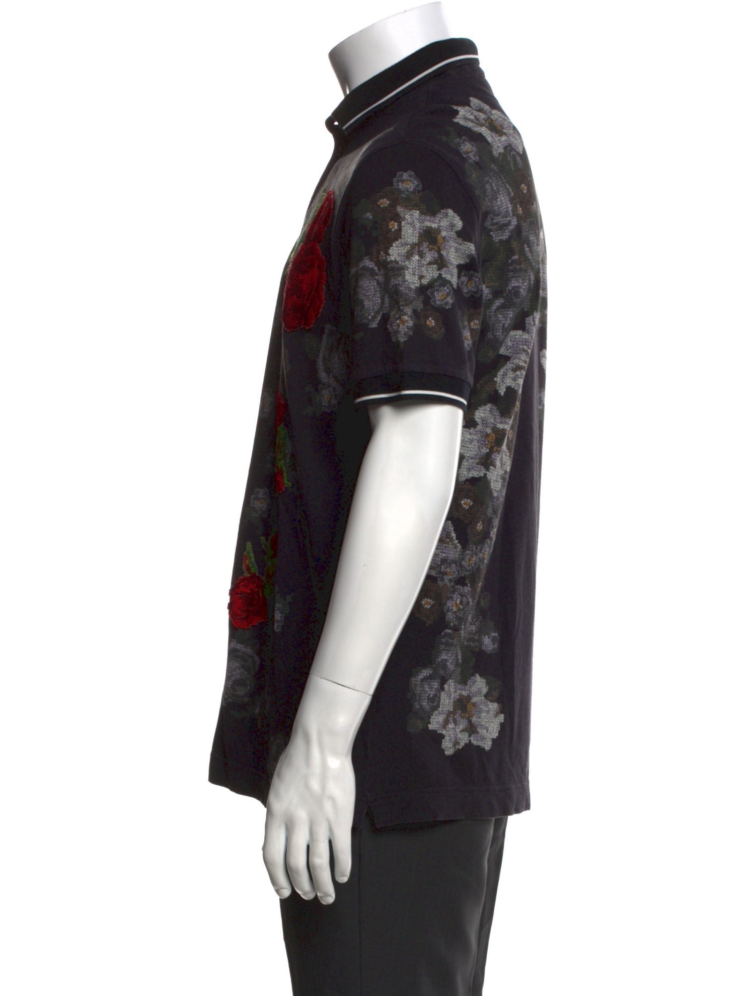 Dolce & Gabbana Floral Print Short Sleeve Shirt